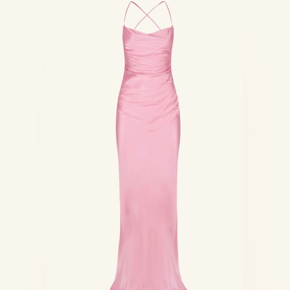 COPY - BRAND NEW SHONA JOY La Lune Lace Back Maxi Dress - Peony